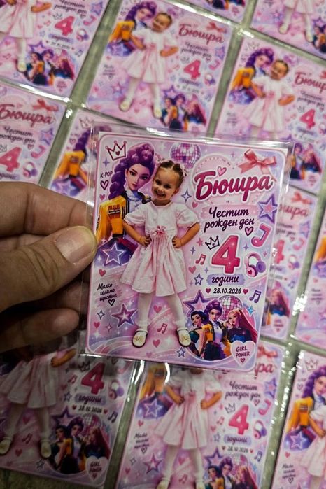 Фото магнити със снимка – подаръци за гости за сватба, кръщене и рожден ден