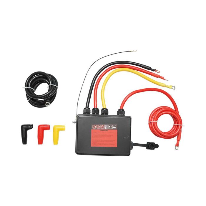 Troliu electric cu telecomanda 12V, 6.5cp, 6.1T (13500lbs) cablu otel 9x24m