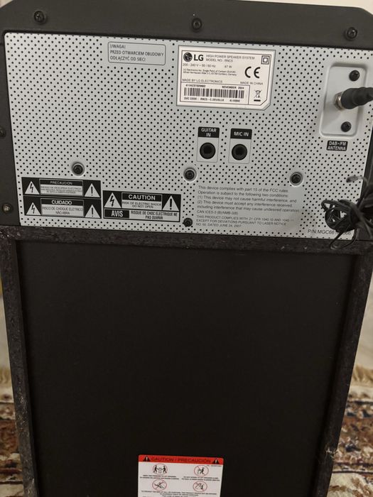 Boxa lg xboom neagra