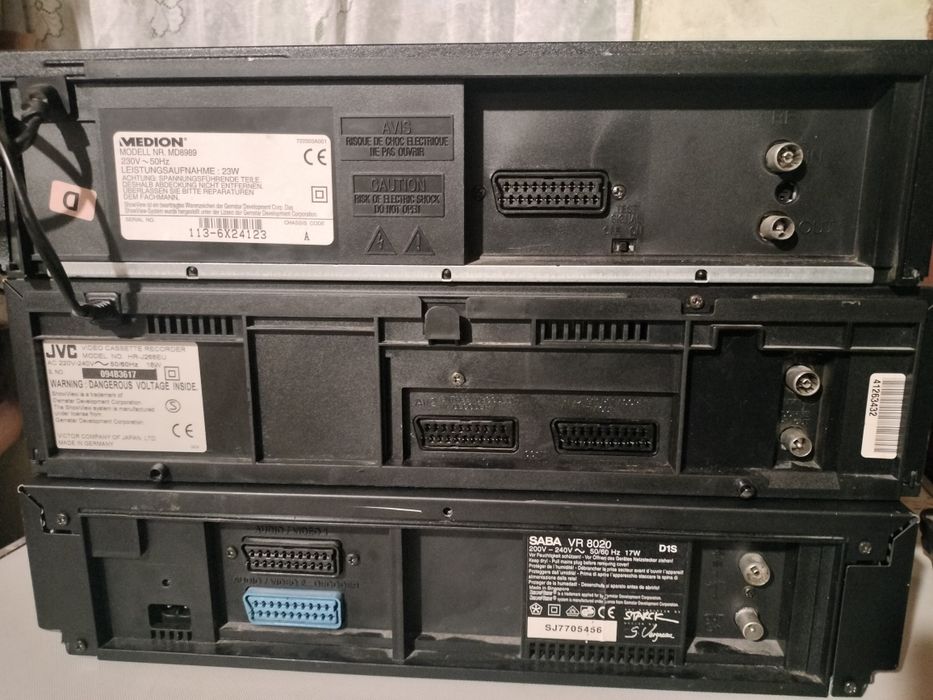 Aparate Video recorder Saba,Medion JVC  ,defecte, JVC defecte.
