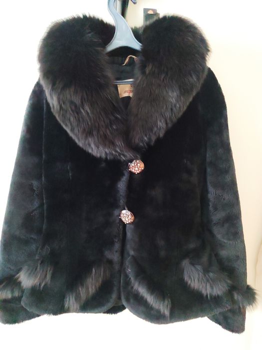 Шуба цигейковая + натуральный писец