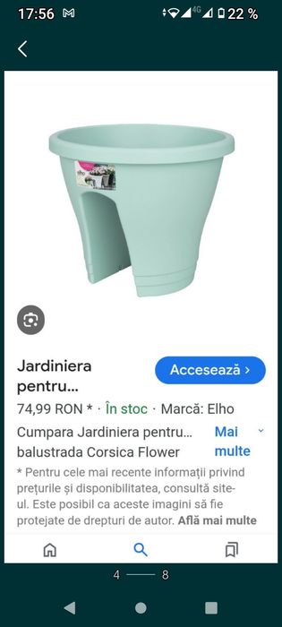 vând ghiveci, jardiniera