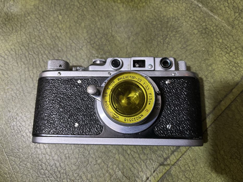 Aparat foto Zorki 1 URSS anii 50 cu obiectiv Industar 22
