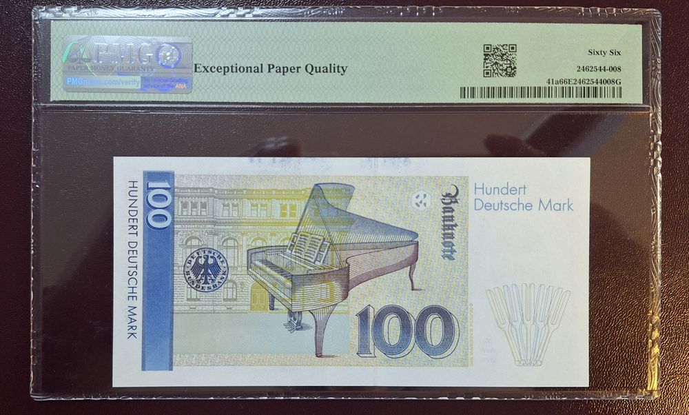 Bancnota 100 marci germane 1989 grad 66