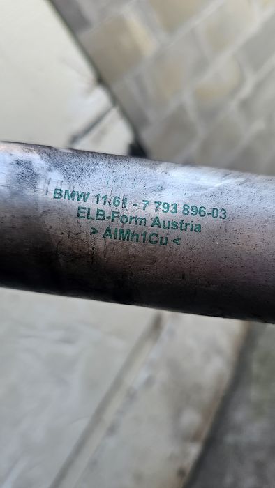 Тръба за егр на бмв 530д е60