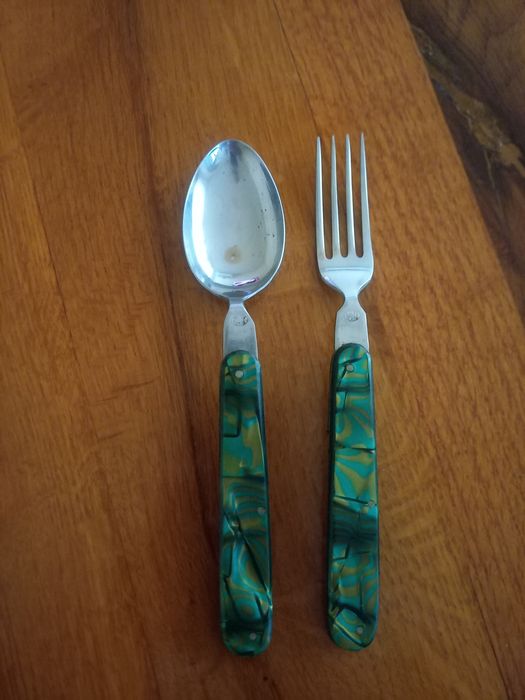Комплект сгъваеми вилица и лъжица