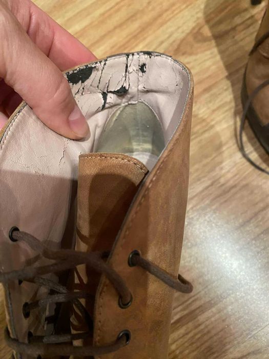 Красиви боти Alisha 40 н, естествена кожа, с дефект отвътре