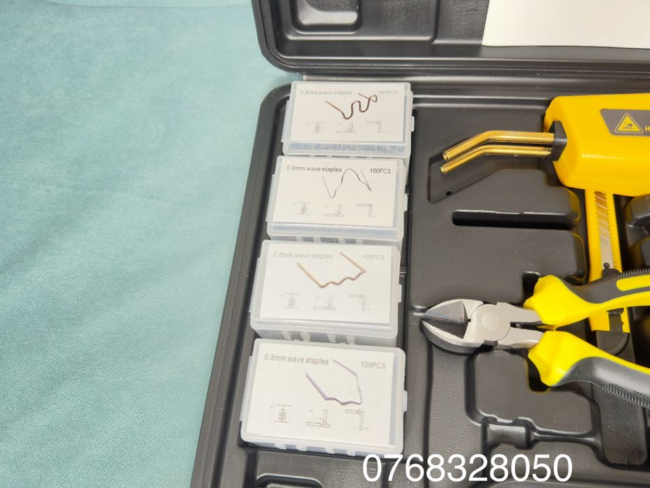 Aparat de Lipit Plastic cu 400 de Capse Termice, Putere 120W