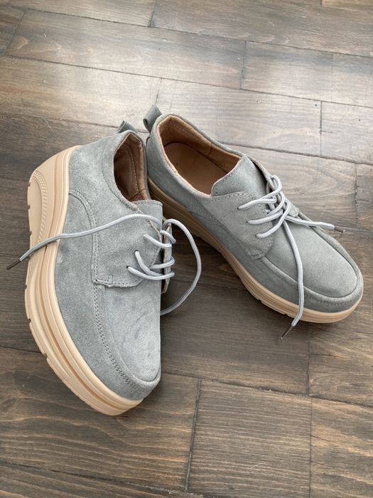 Pantofi albastri cu platforma pt femei/dama 36