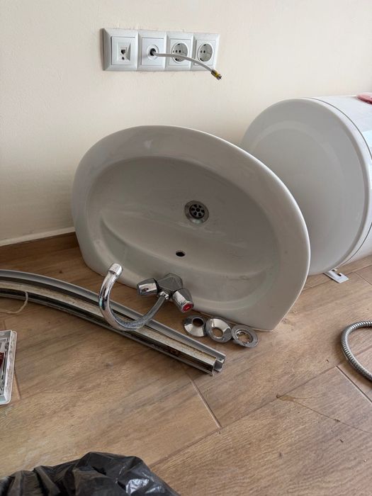 Мивка за баня със смесител