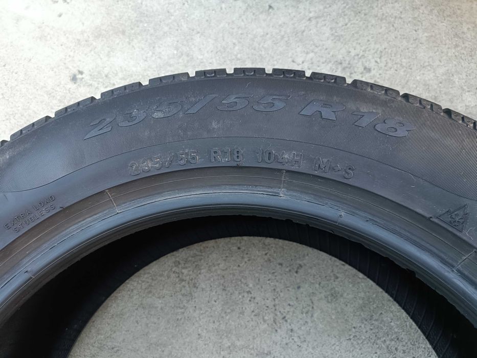 Set 4 anvelope iarna 235 55 18 pirelli sottozero 2 profil de 7,8 mm