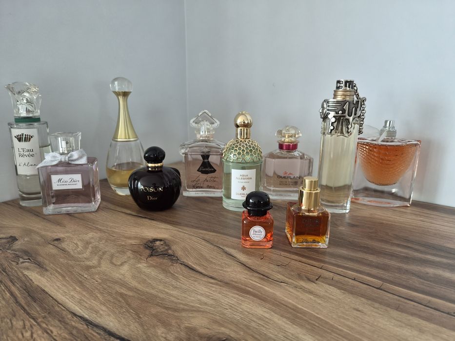 Sisley, Dior, Guerlain, Thierry Mugler,Lancome,Hermes