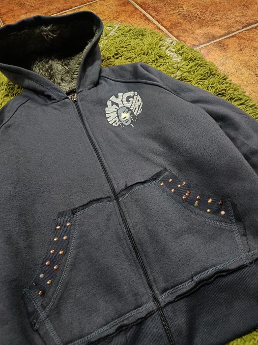 hanorac cu glugă y2k avant-garde