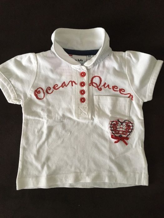 НОВИ дрешки 0-12 м. - панталонки, тениска, палтенце/яке