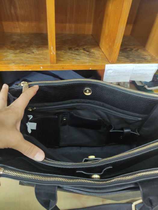 Мъжка кожена чанта