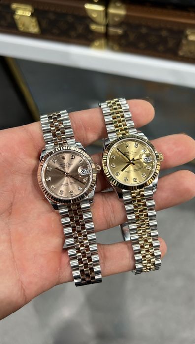 Rolex Date-Just 31 Diamond Champagne Dial