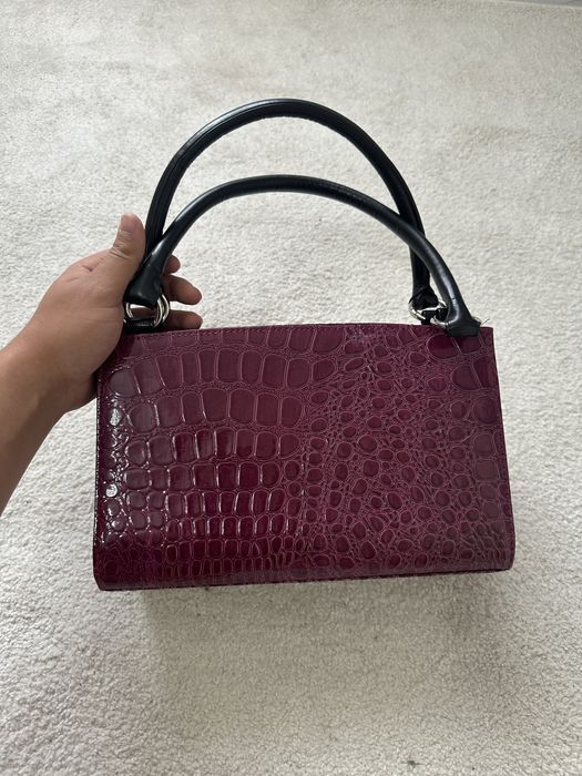 Geantă de mână Miche cu o husă interschimbabilă Lillian Classic de culoare grena [5.3, 5.5].