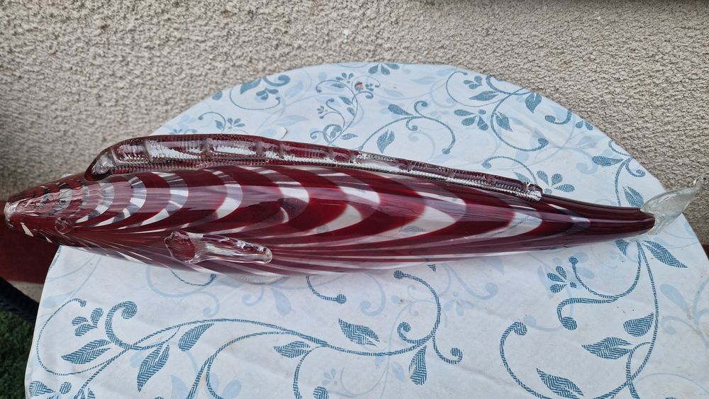 Vand peste din sticla din perioada comunista, 60 cm,in stare buna