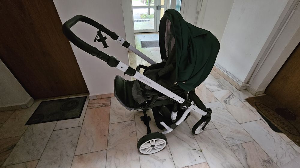 Carucior 4 in 1 (landou, scoica + isofix, scaun)