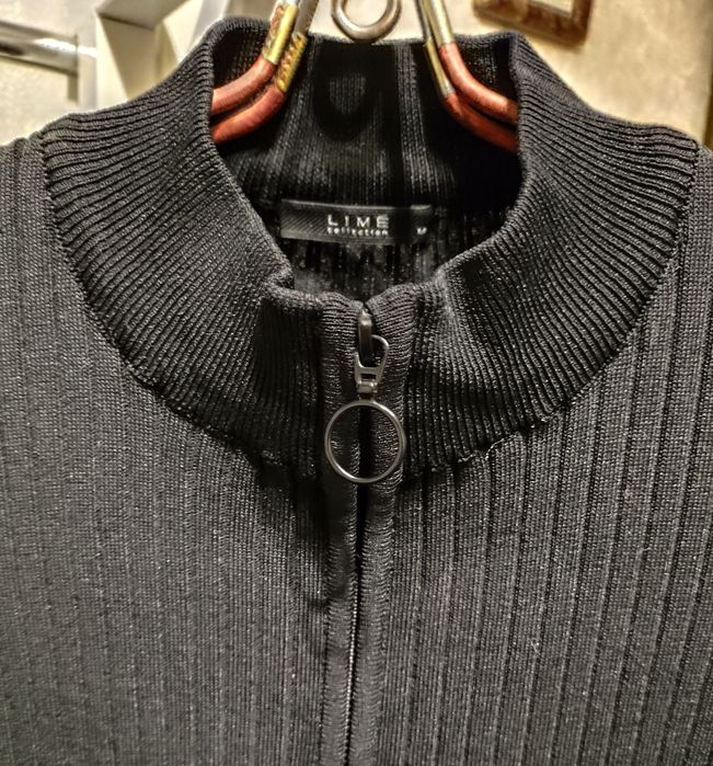 Платье в рубчик М