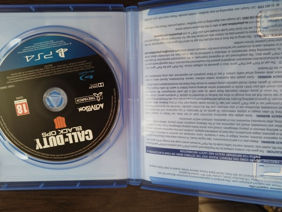 Диск Call of duty Black ops 4