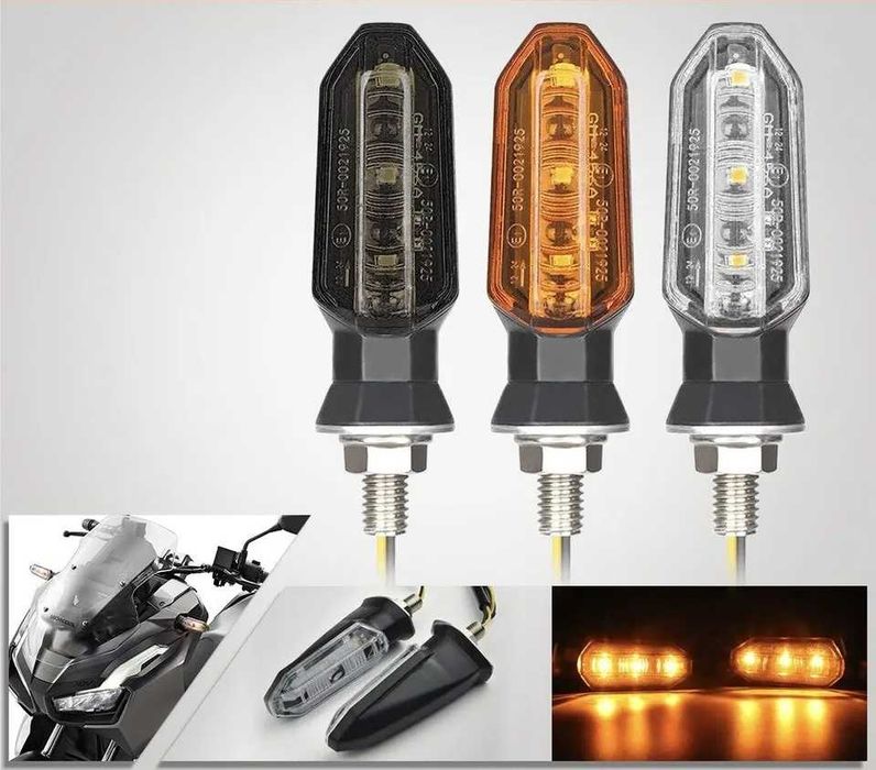 Мигачи За Мотоциклет | LED Мигачи | Бягащи Мигачи | Мигачи С Габарит | Универсални Мото Мигачи