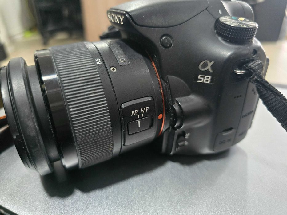 Фотоапарат Sony A58 + обектив Sony DT 18–55mm F3.5–5.6 SAM II