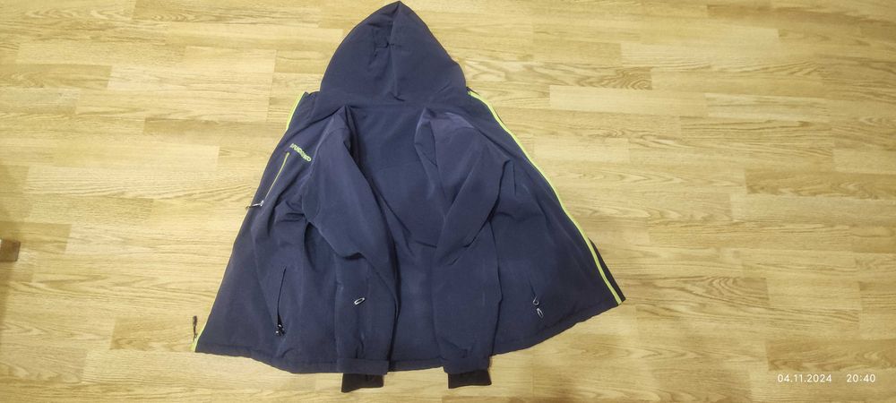 Jachetă schi copii Fundango 140-146cm bleumarin in stare foarte buna
