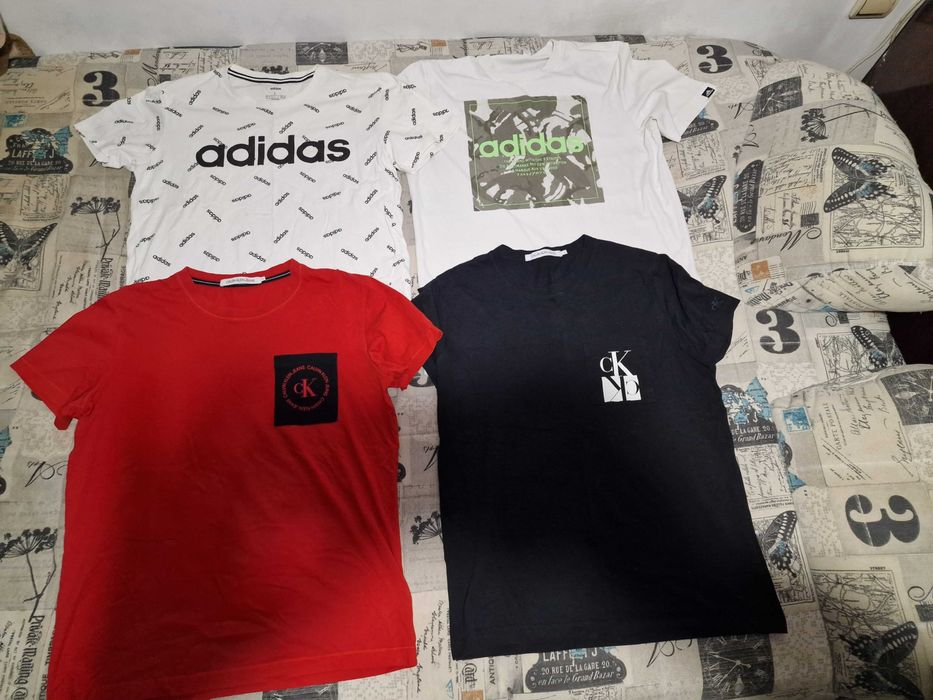 Оригинални тениски Calvin Klein и Adidas