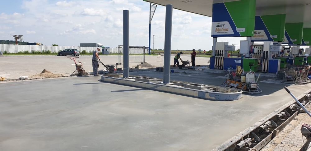 Elicopterizare Beton cu Cuarț, sclivisit, Periat, antiderapant