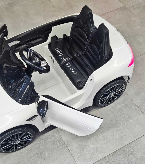 ТОП ЦЕНА!НОВО!Акумулаторна кола Mercedes-Benz SL63 AMG с 12V,меки гуми