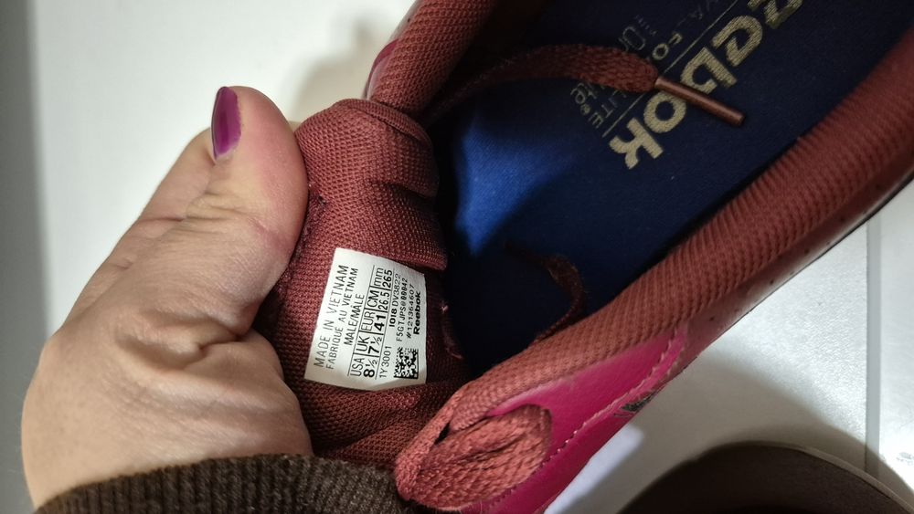 Маратонки унисекс REEBOK CLASSI бордоCS