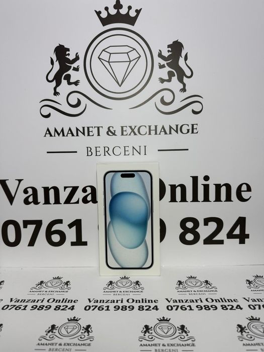 IPHONE 15 128 GB Blue Sigilat Amanet Berceni