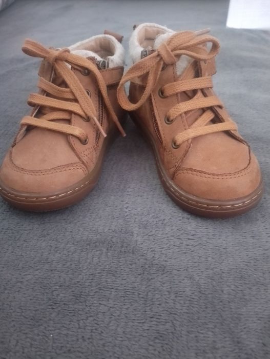 Детски боти от естествена кожа shoo pom