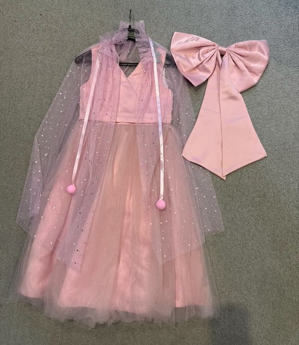 Платье длинное в пол 120р 6-8л