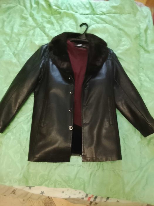 Дубленка кожаная