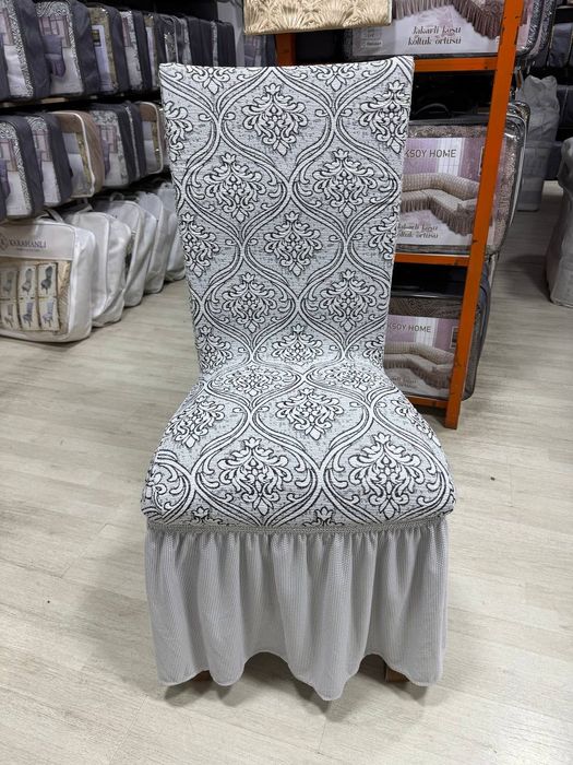 Turkiya materiallarimizdan tayyorlangan stul chixollarimiz bor.