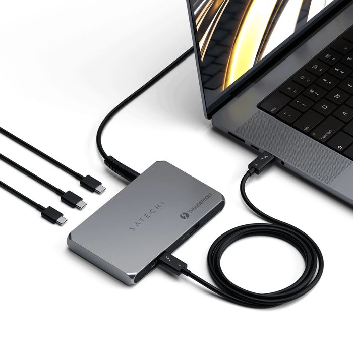 Satechi - Thunderbolt 4 slim hub 60w (40 гбит/с)