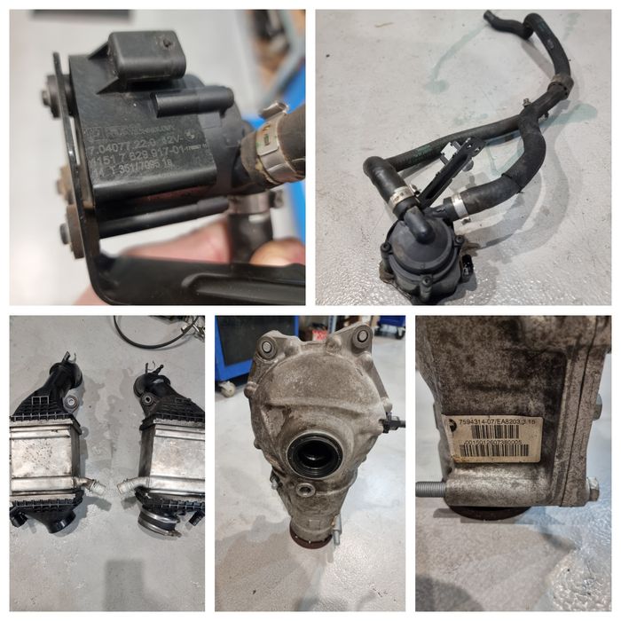 Anexe motor BMW S63 turbina clapeta grup fata intercooler compresor ac