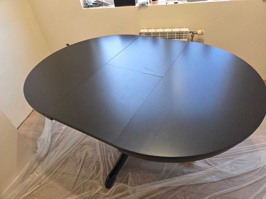 Кръгла разтегаема маса модел INGATORP от Икеа/Ikea