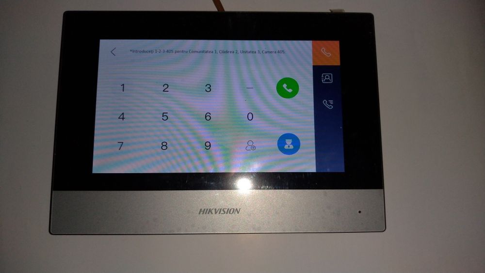 Monitoare video interfon Hikvision  DS-KH6320/KH6350 WTE1 noi.