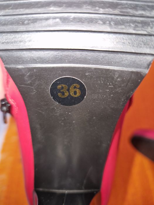 Botine damă din piele culoare roșie