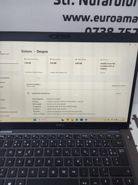 Laptop ultraportabil Dell Latitude 5400 -N-