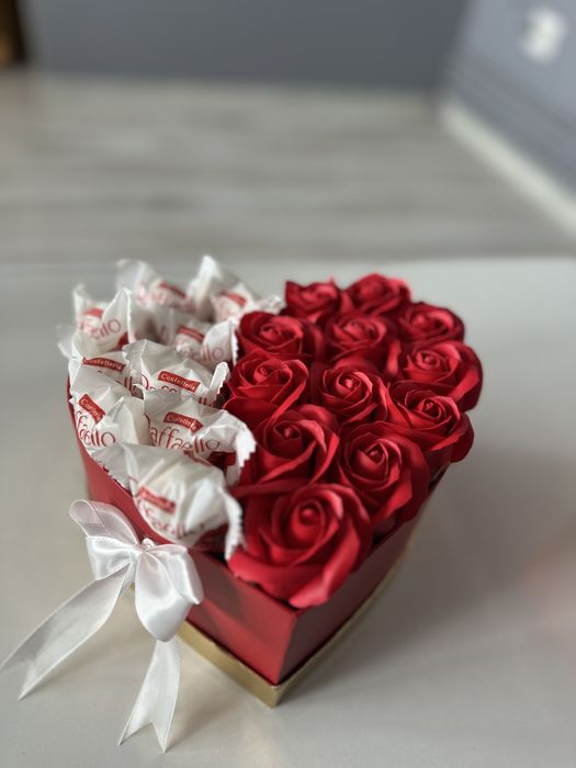 Aranjament trandafiri din sapun