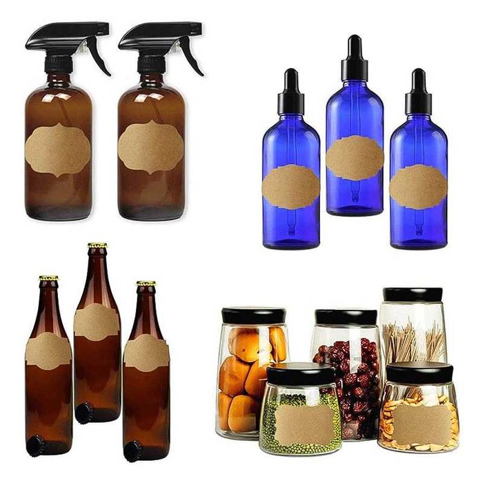 Самозалепващи етикети, лепенки за буркани или за подаръци – 250 броя