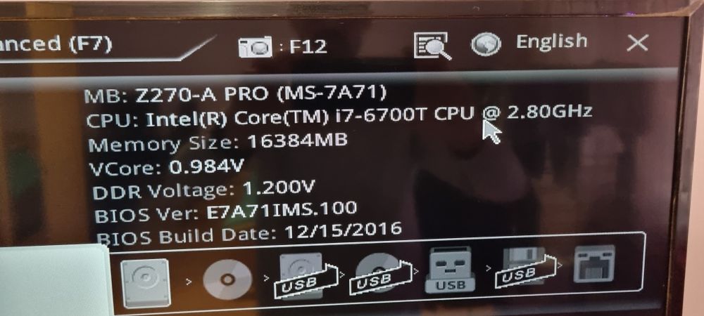 Procesor gaming intel i7 6700 T