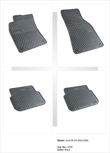 Covoare cauciuc AUDI A6-C6 2004-2006