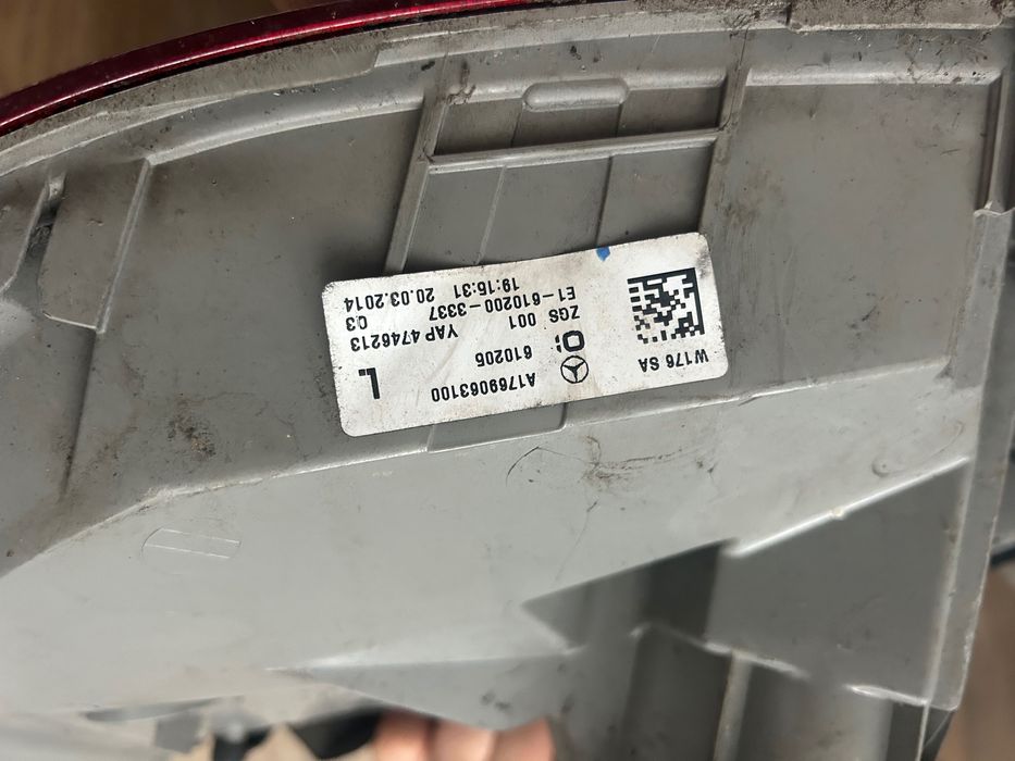 Европейски стопове А класа 176