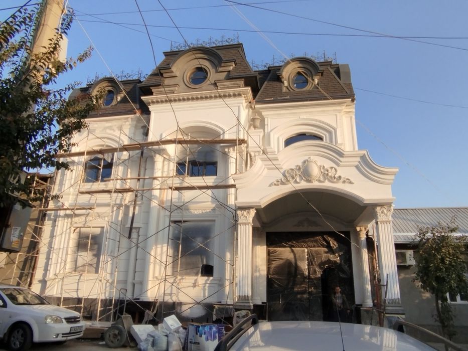 Монтаж фибробетонных изделий декор