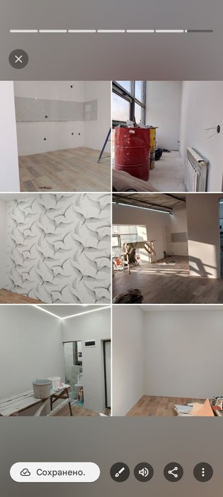 Поклейка обоев.Левкас под обои. Галтели. .